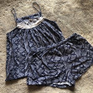 Lucky Brand Pj Set Tank Shorts